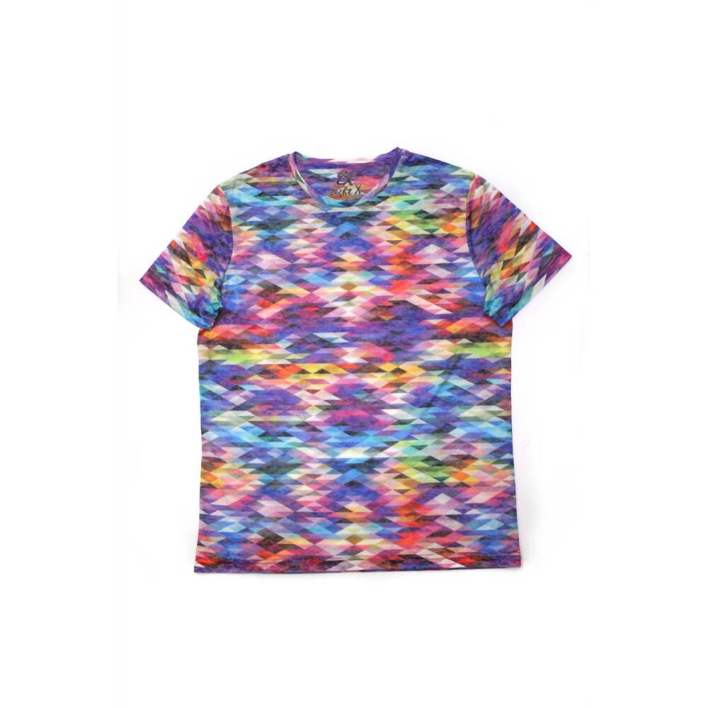 NEW EIGHT X men's print t-shirt in purple